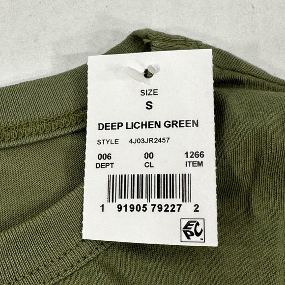 Zoe And Liv Women's Sz Small I Report To My Cat Short Sleeve Tee Shirt Green New - Picture 4 of 11